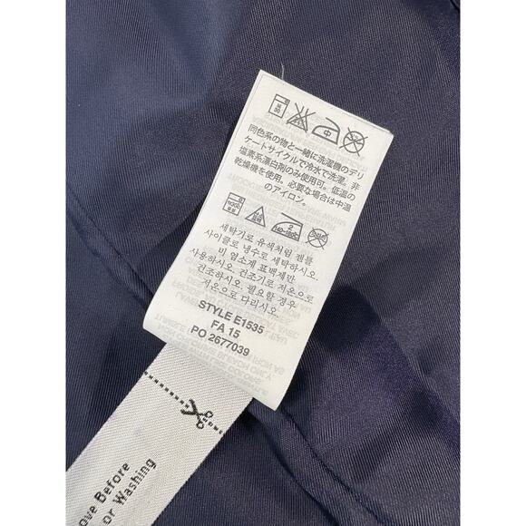 J. Crew Plush Fleece Excursion Vest Womens Sz Small Navy Blue Deep Pile - Picture 5 of 5